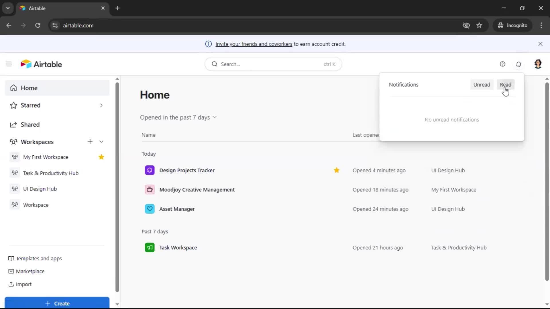 General browsing screenshot