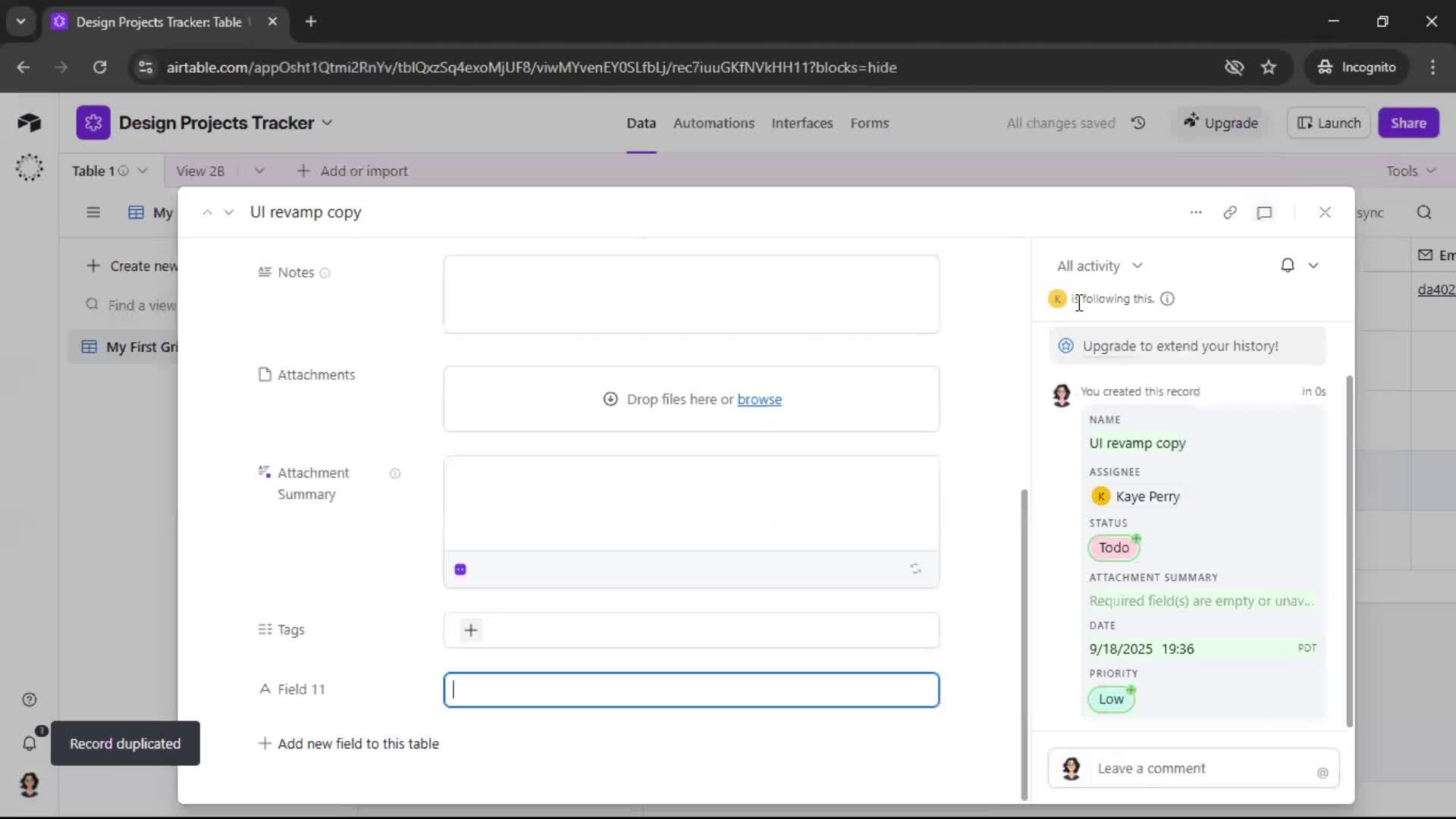 General browsing screenshot