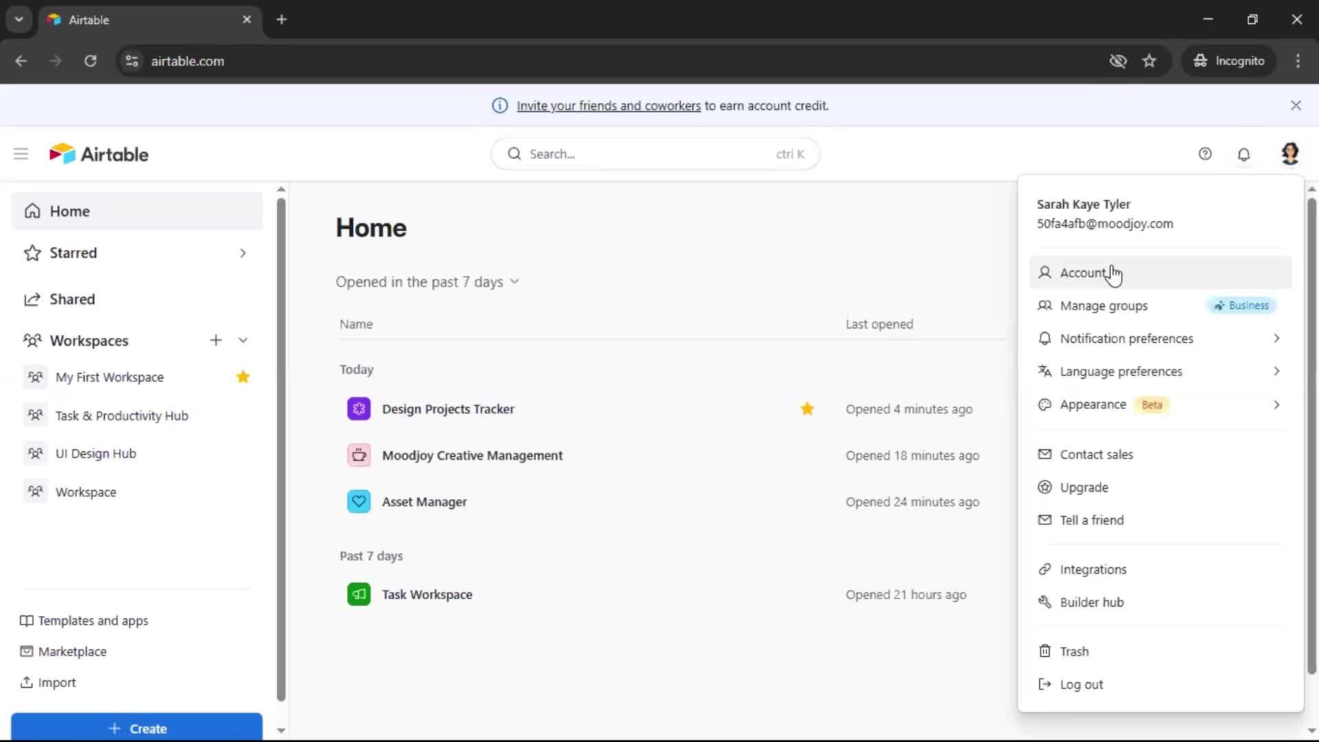 General browsing screenshot