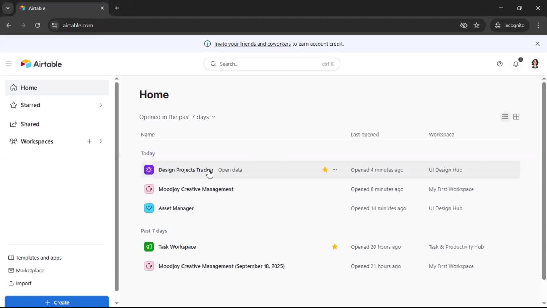 General browsing screenshot