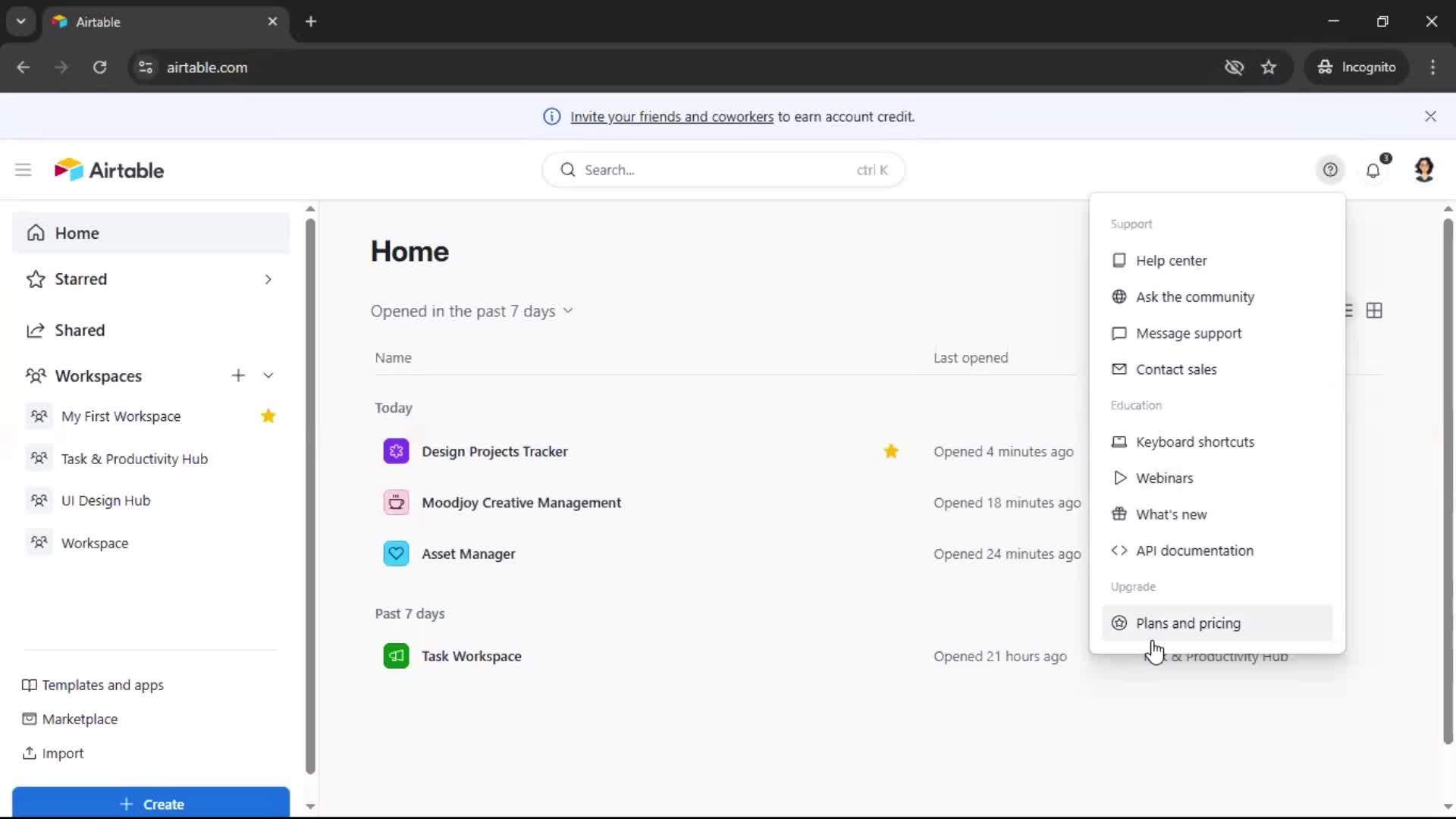 General browsing screenshot