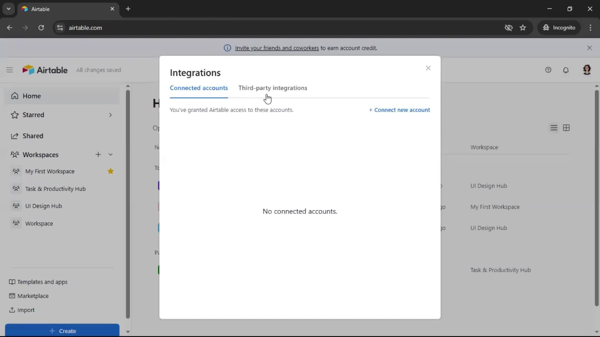 General browsing screenshot