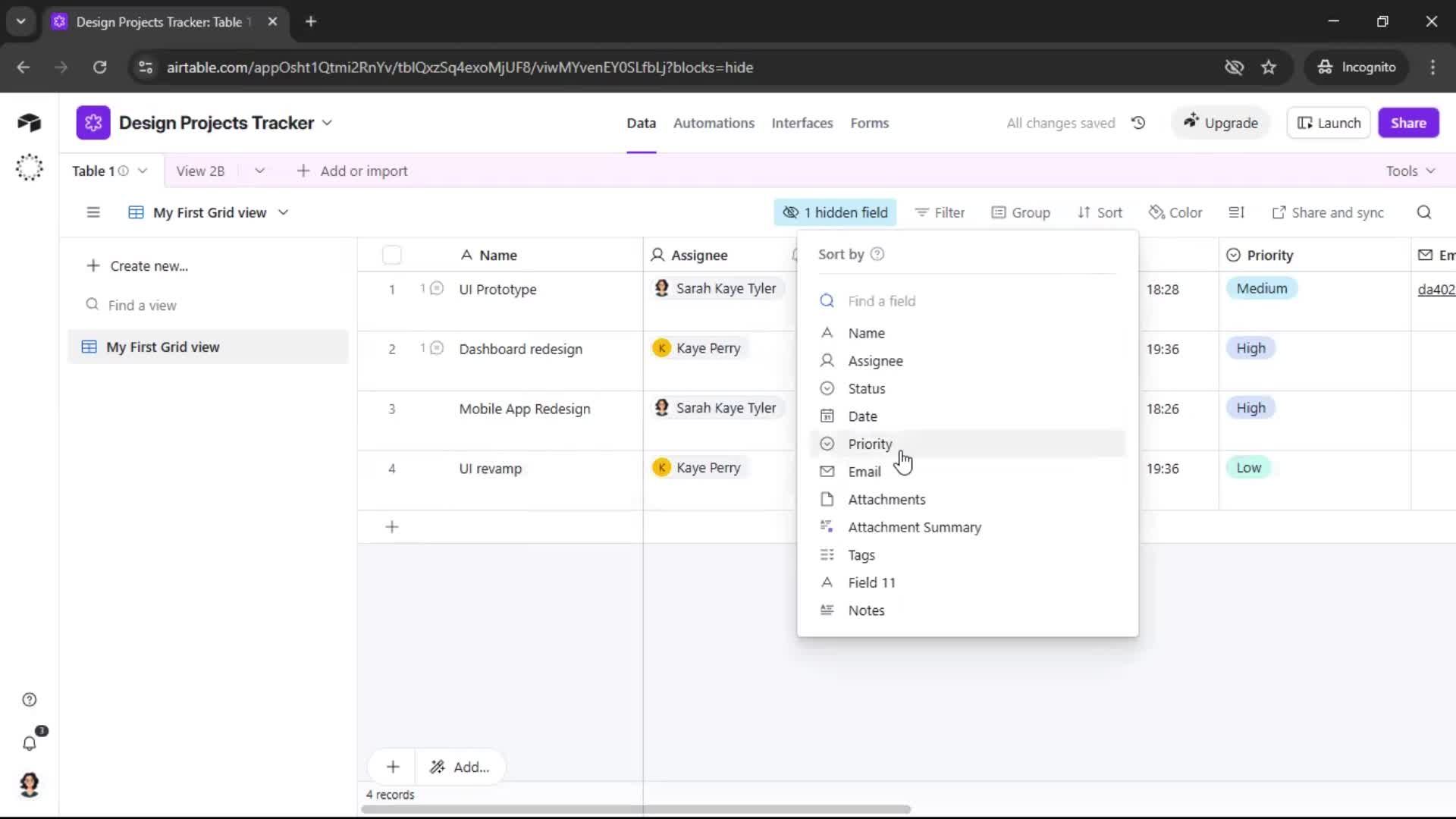 General browsing screenshot