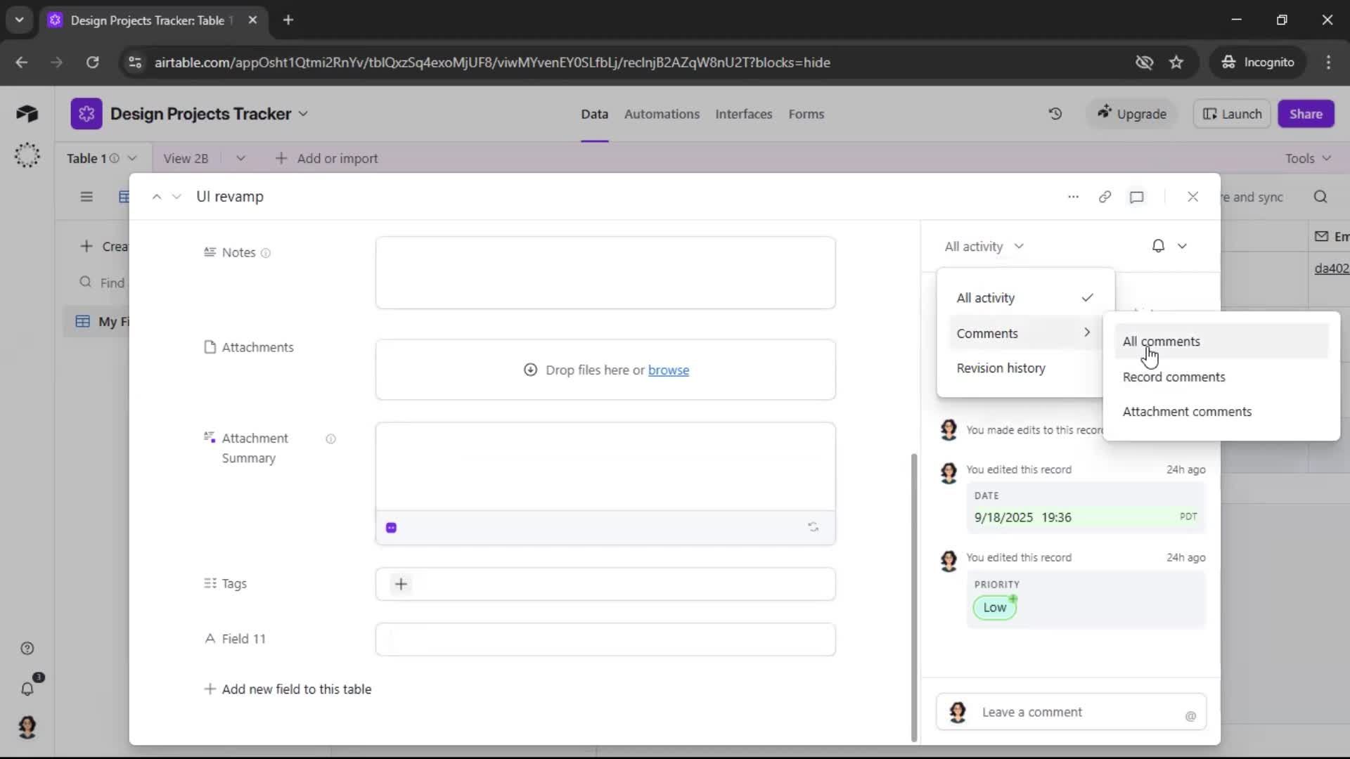 General browsing screenshot