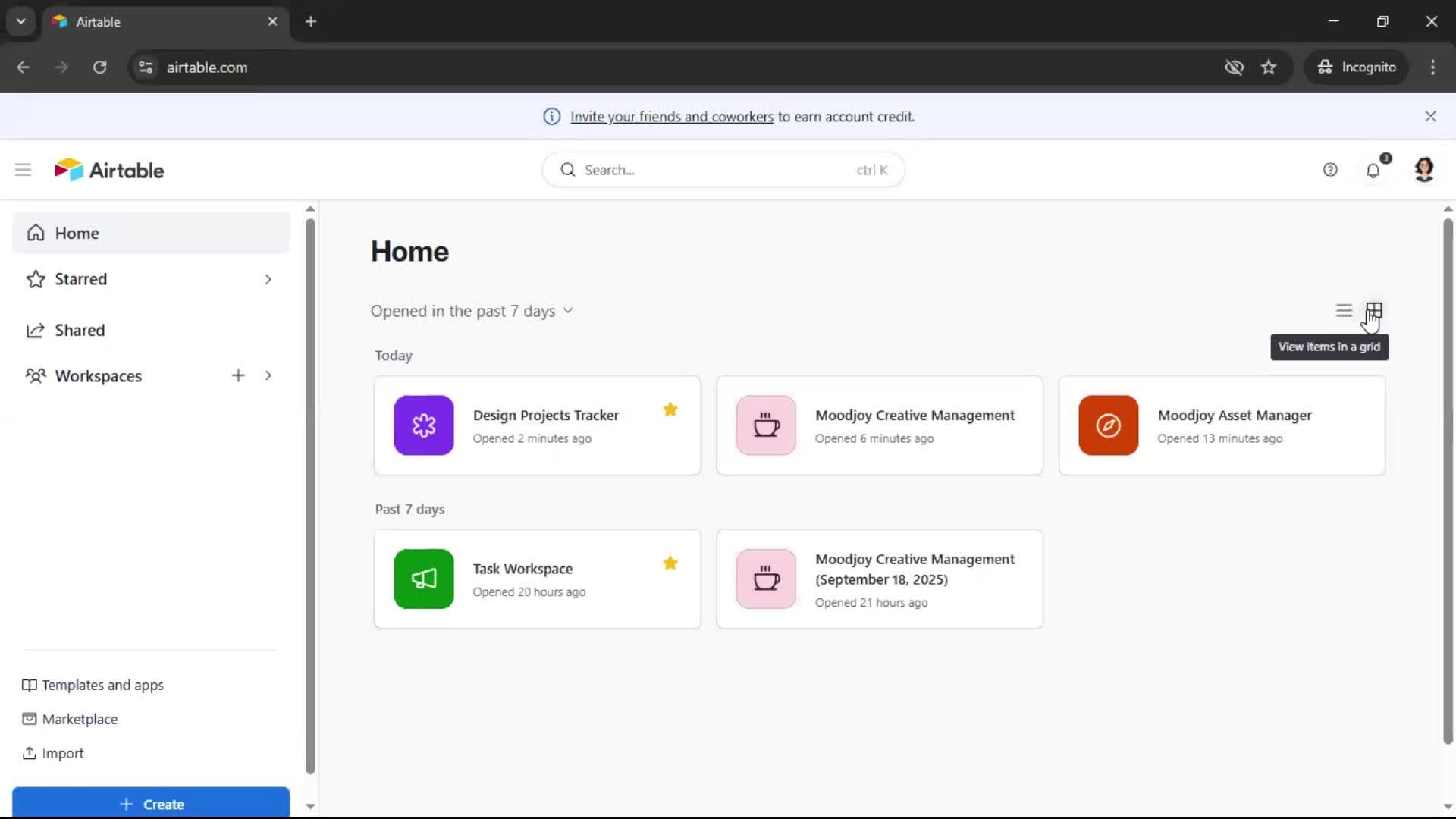 General browsing screenshot