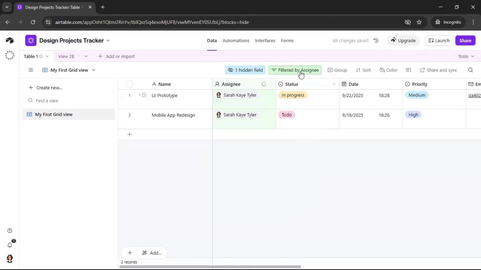 General browsing screenshot
