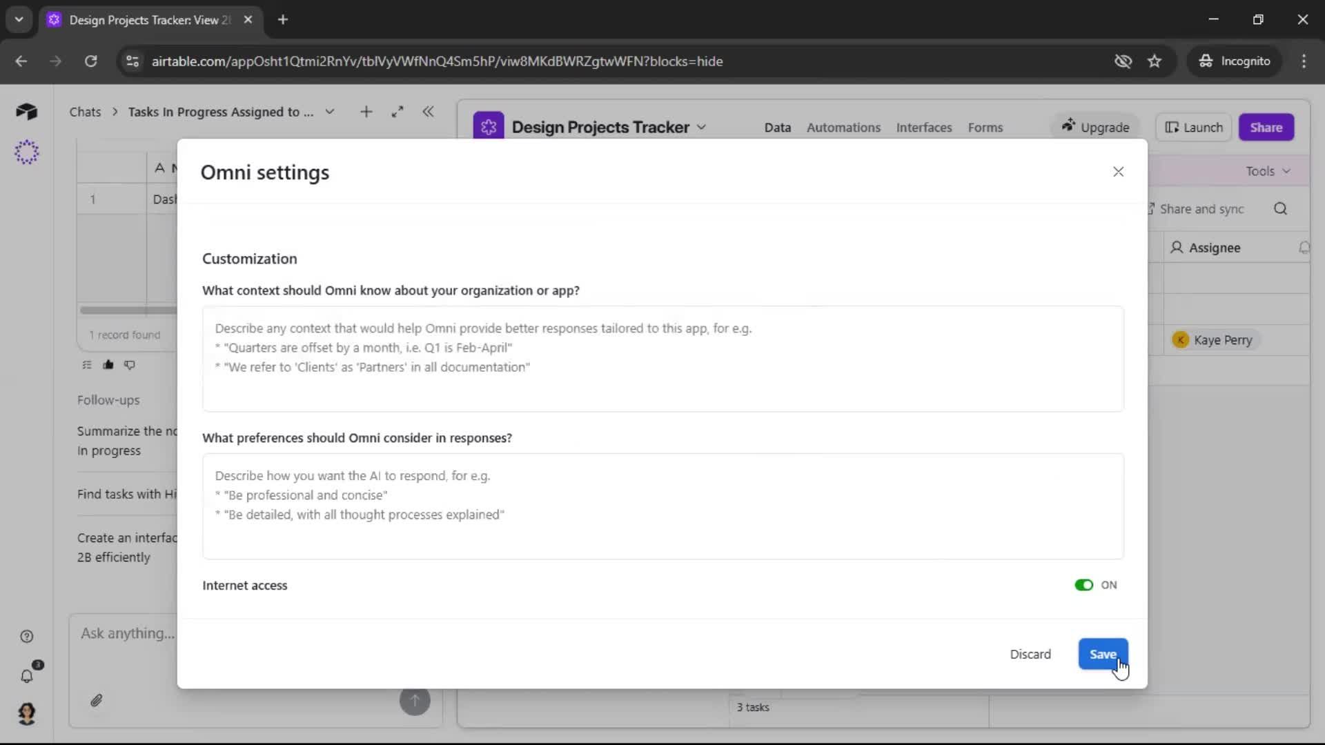 General browsing screenshot