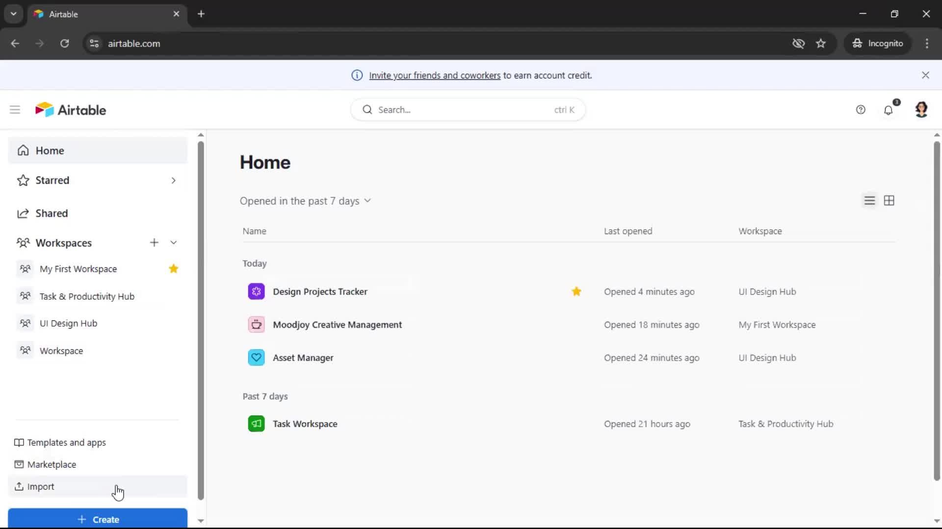 General browsing screenshot