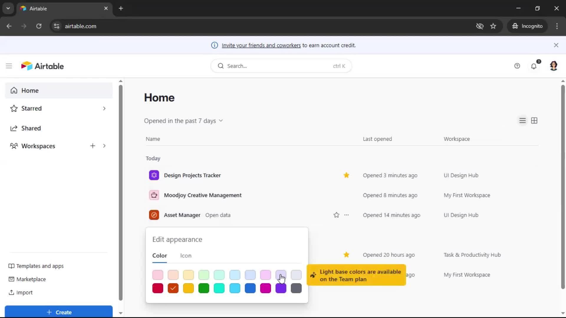 General browsing screenshot