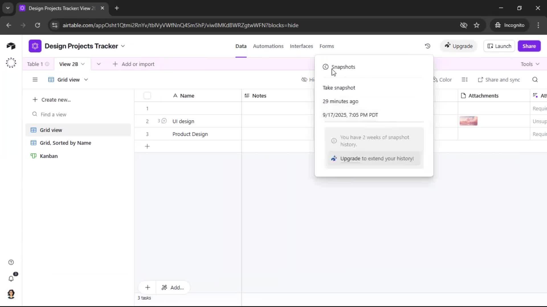 General browsing screenshot