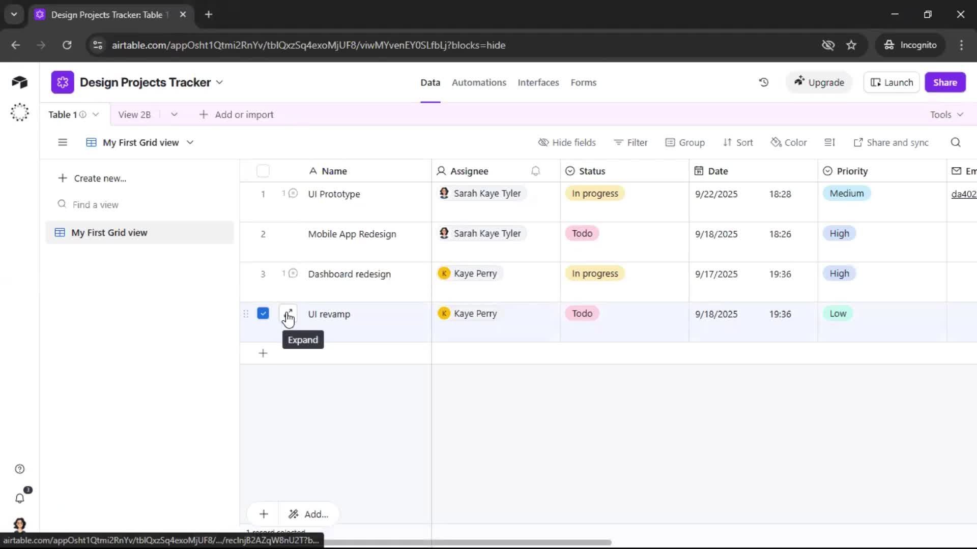 General browsing screenshot
