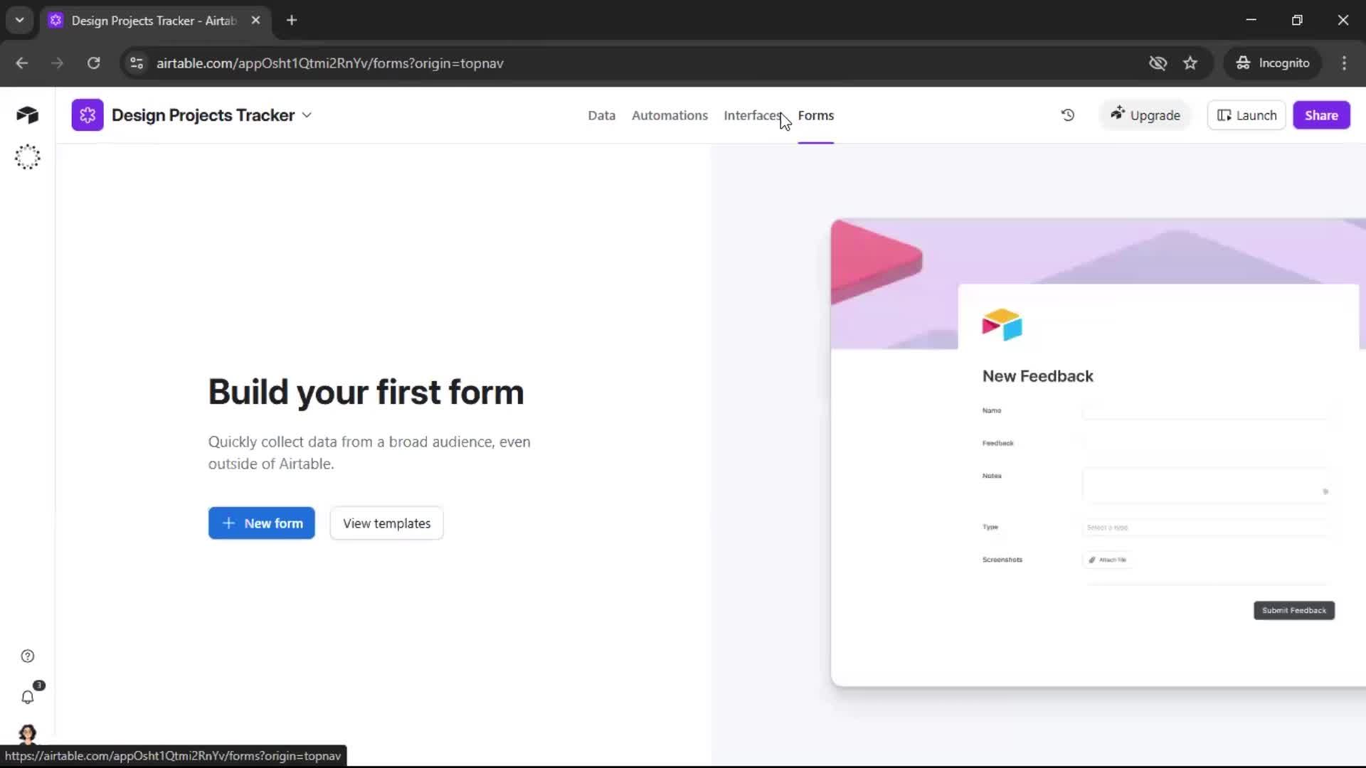 General browsing screenshot