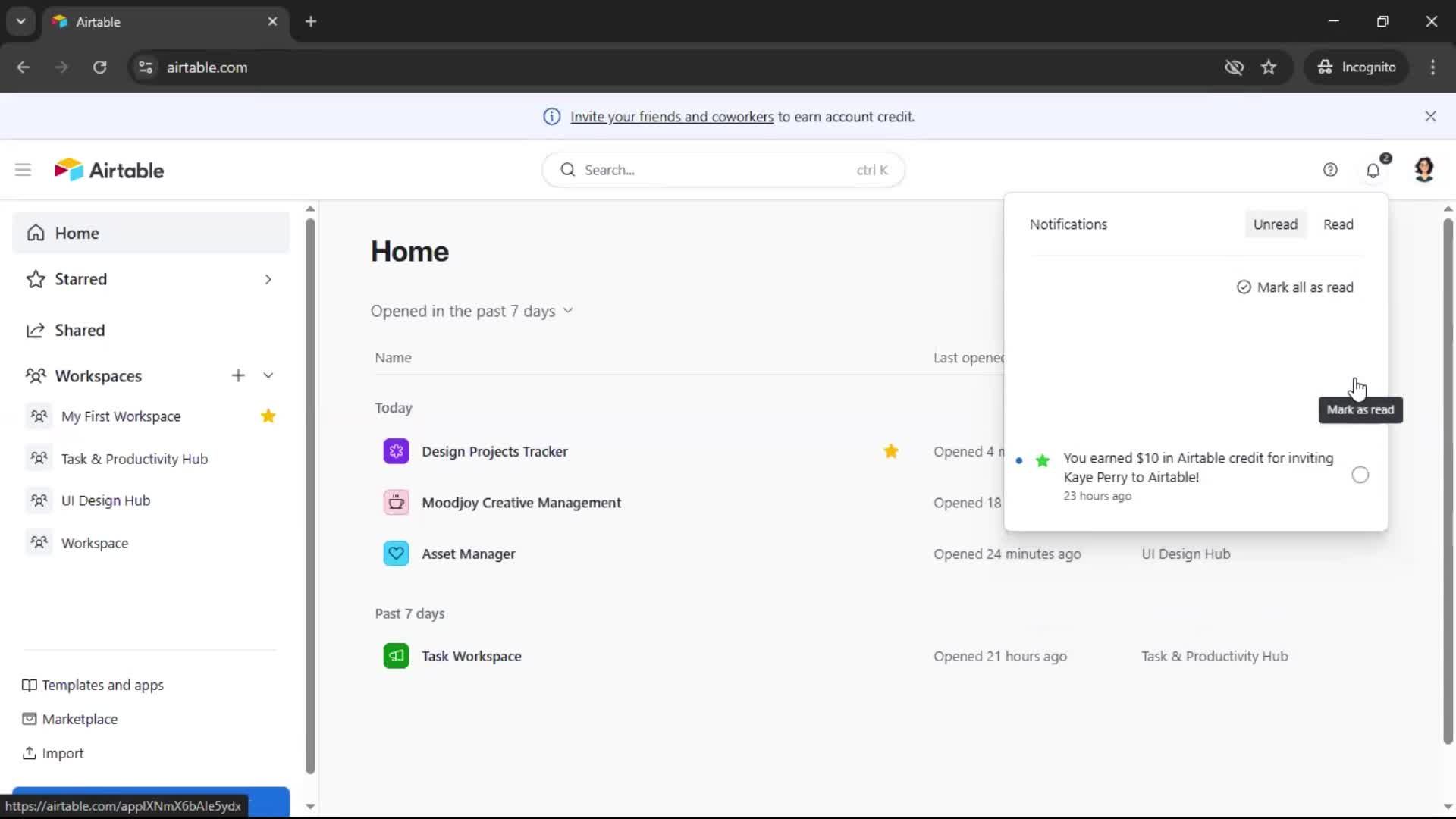 General browsing screenshot