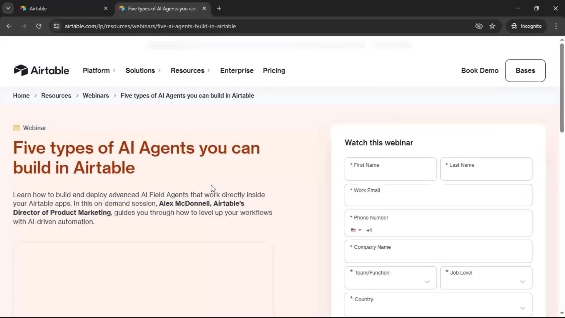 General browsing screenshot