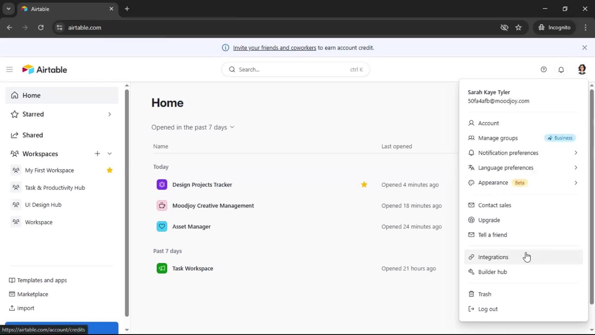 General browsing screenshot