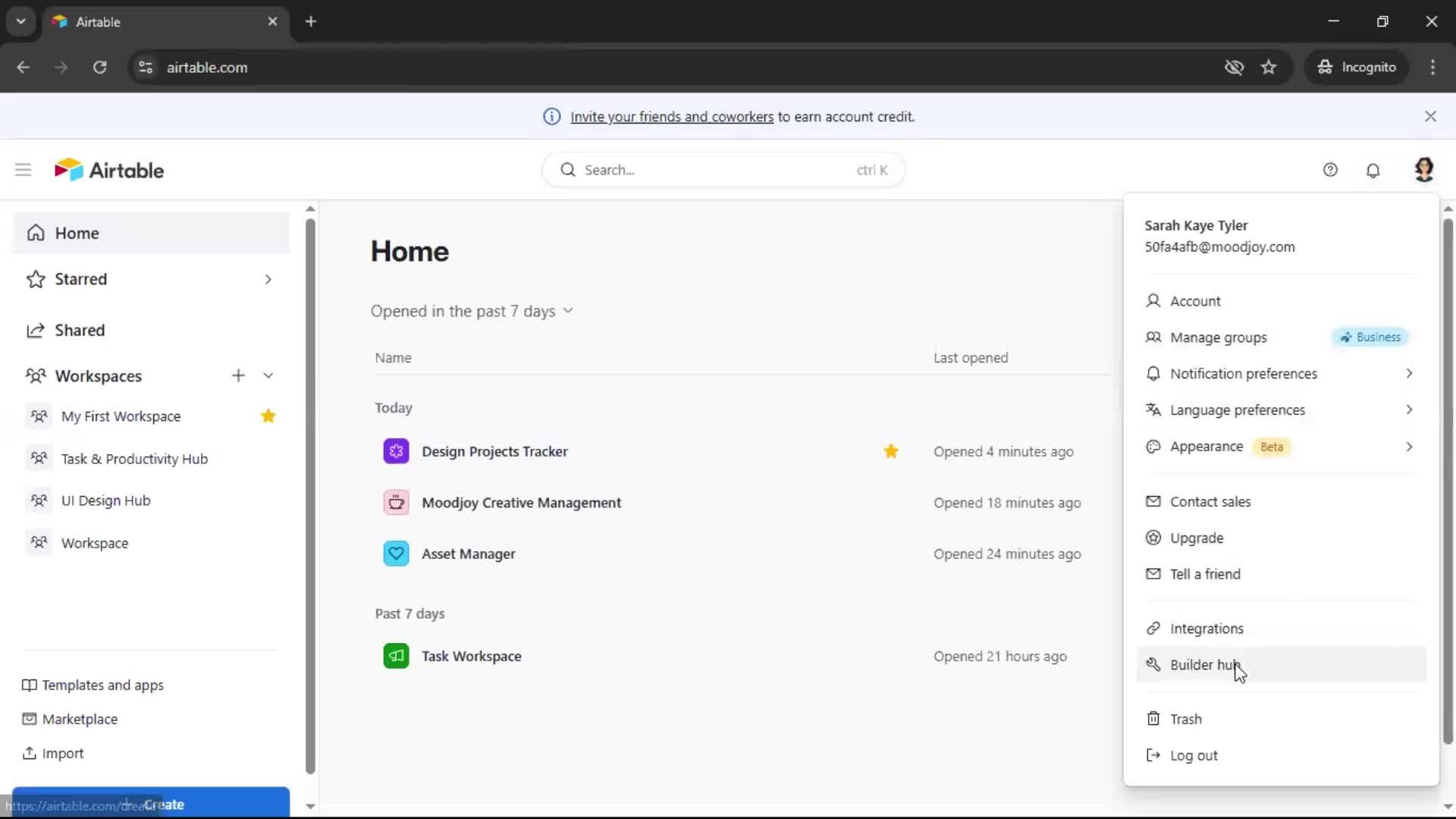 General browsing screenshot