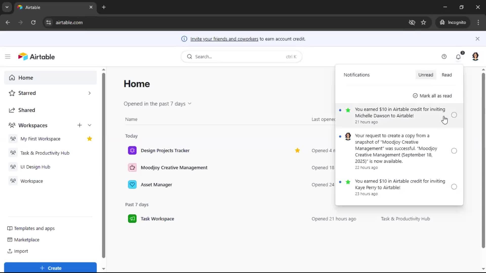 General browsing screenshot