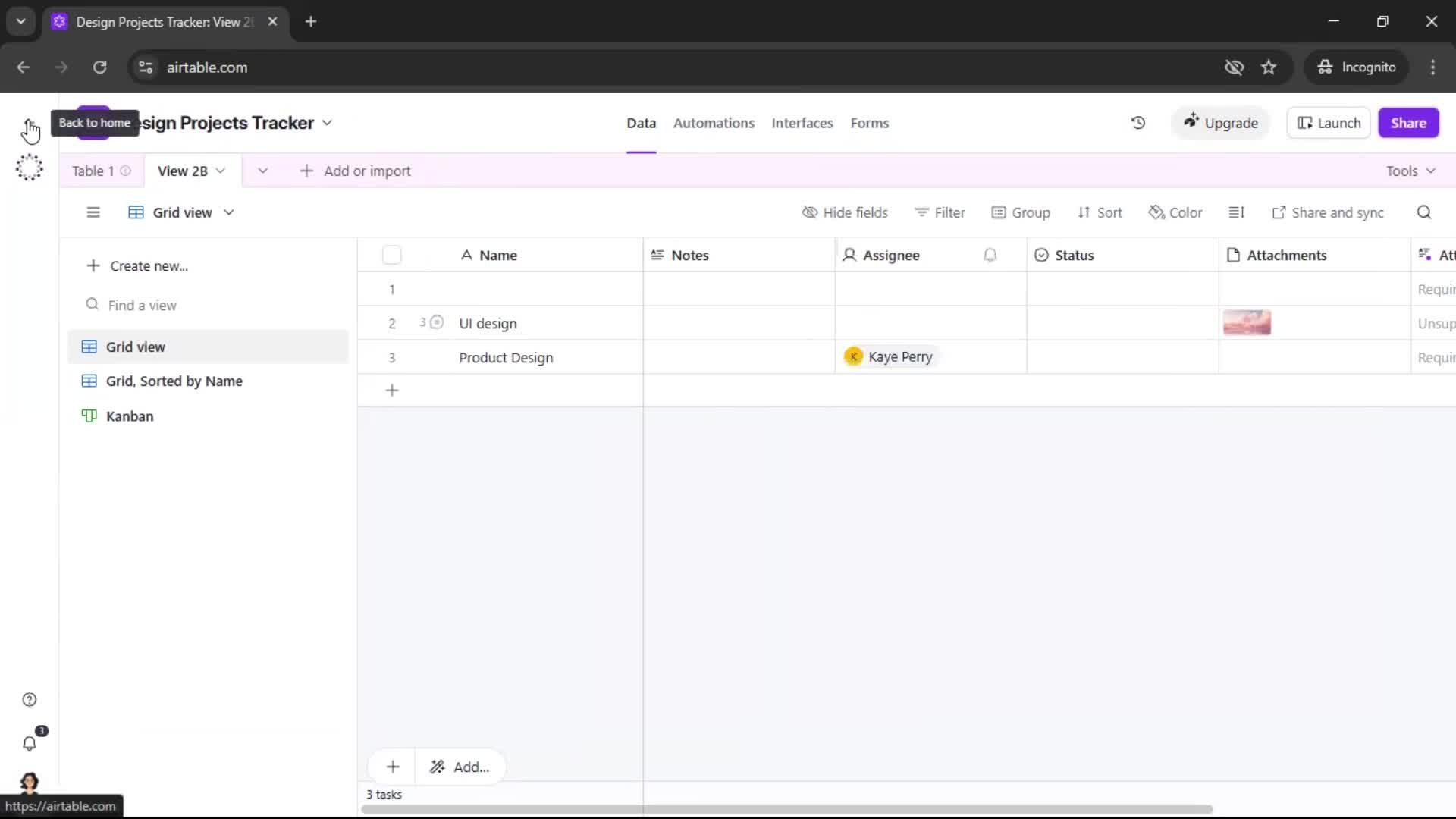 General browsing screenshot