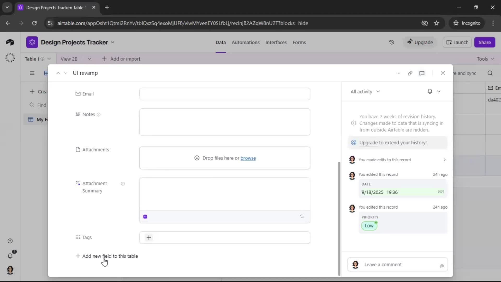 General browsing screenshot