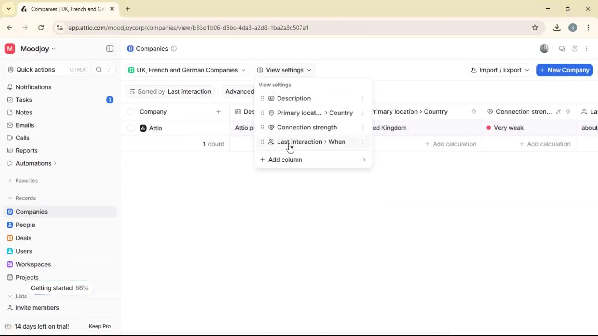 General browsing screenshot