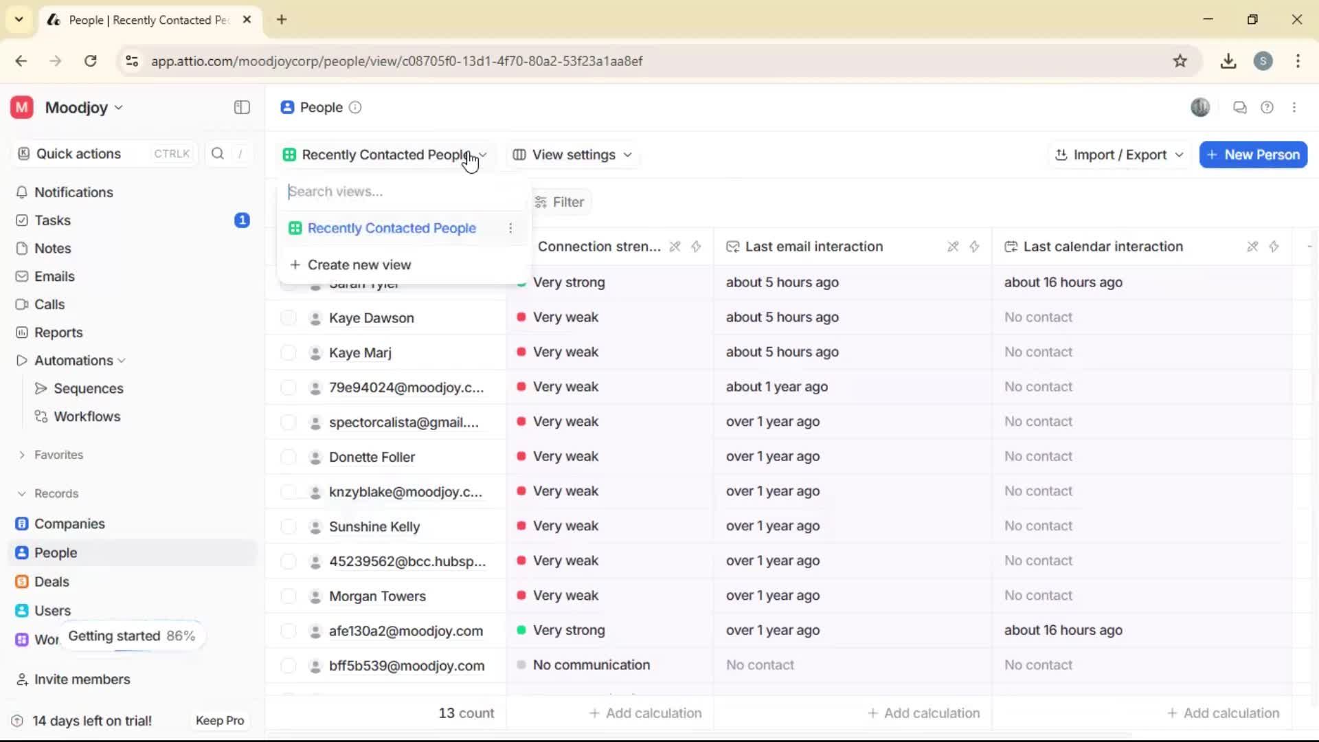General browsing screenshot