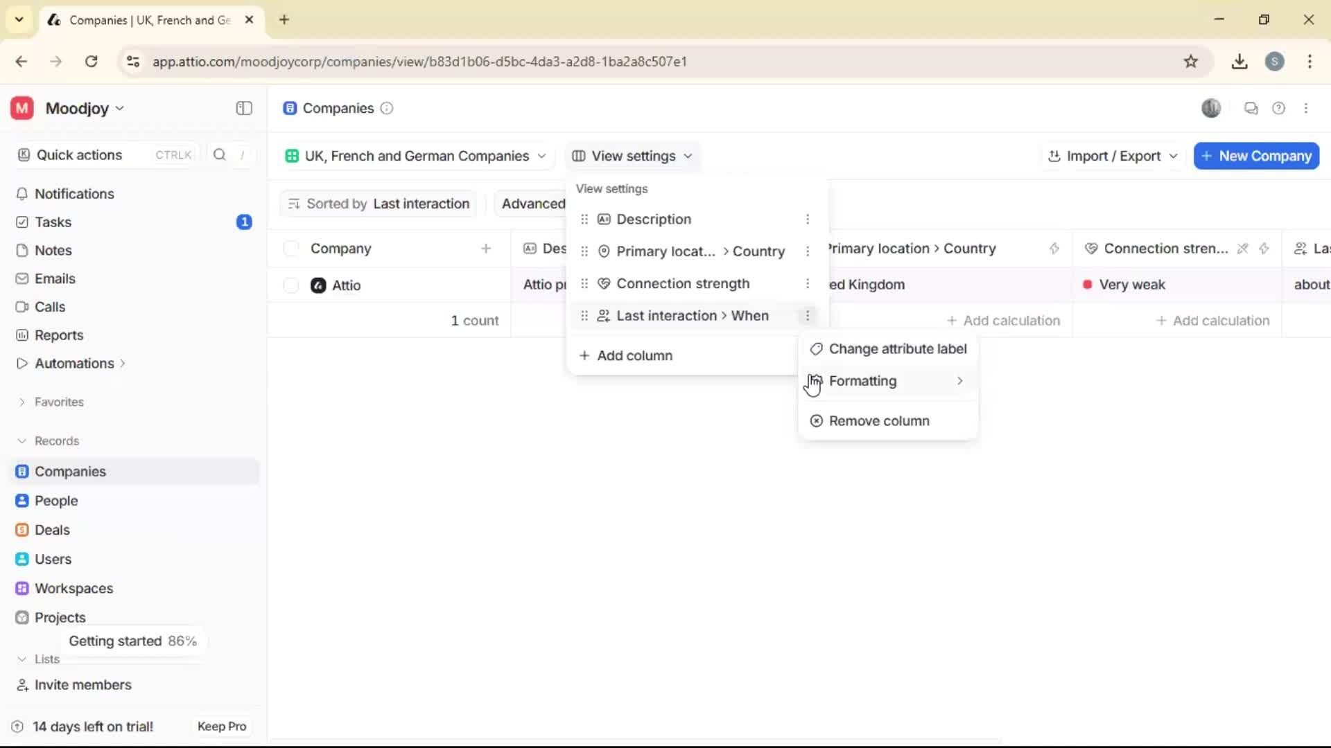 General browsing screenshot