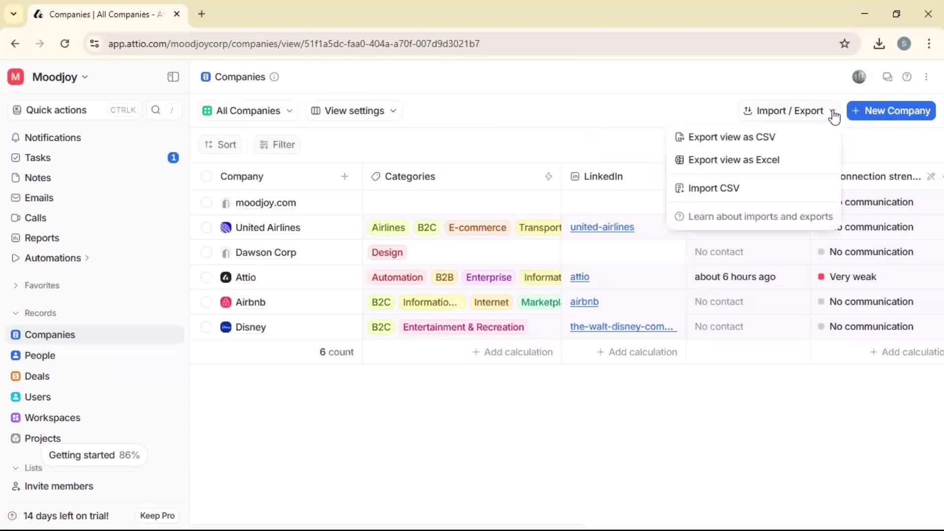 General browsing screenshot