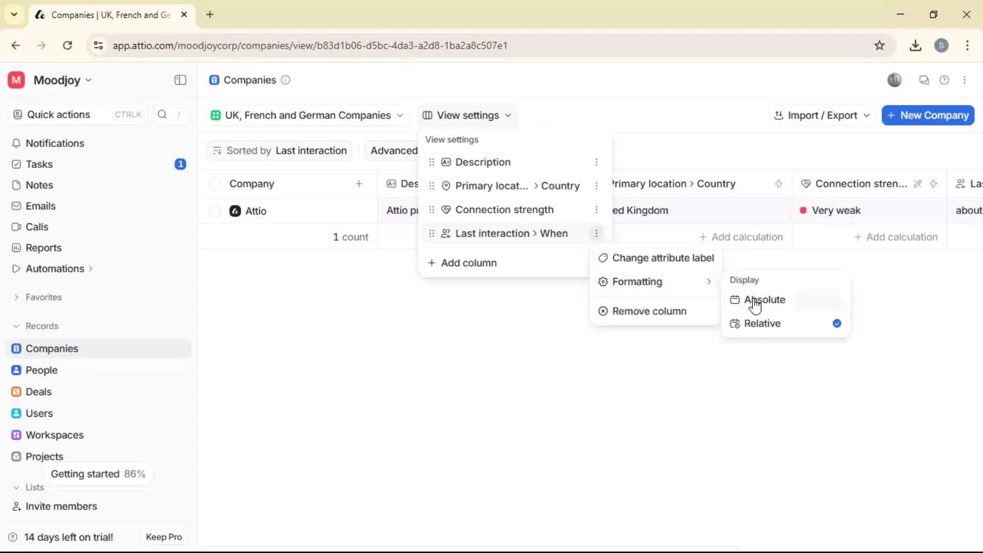 General browsing screenshot