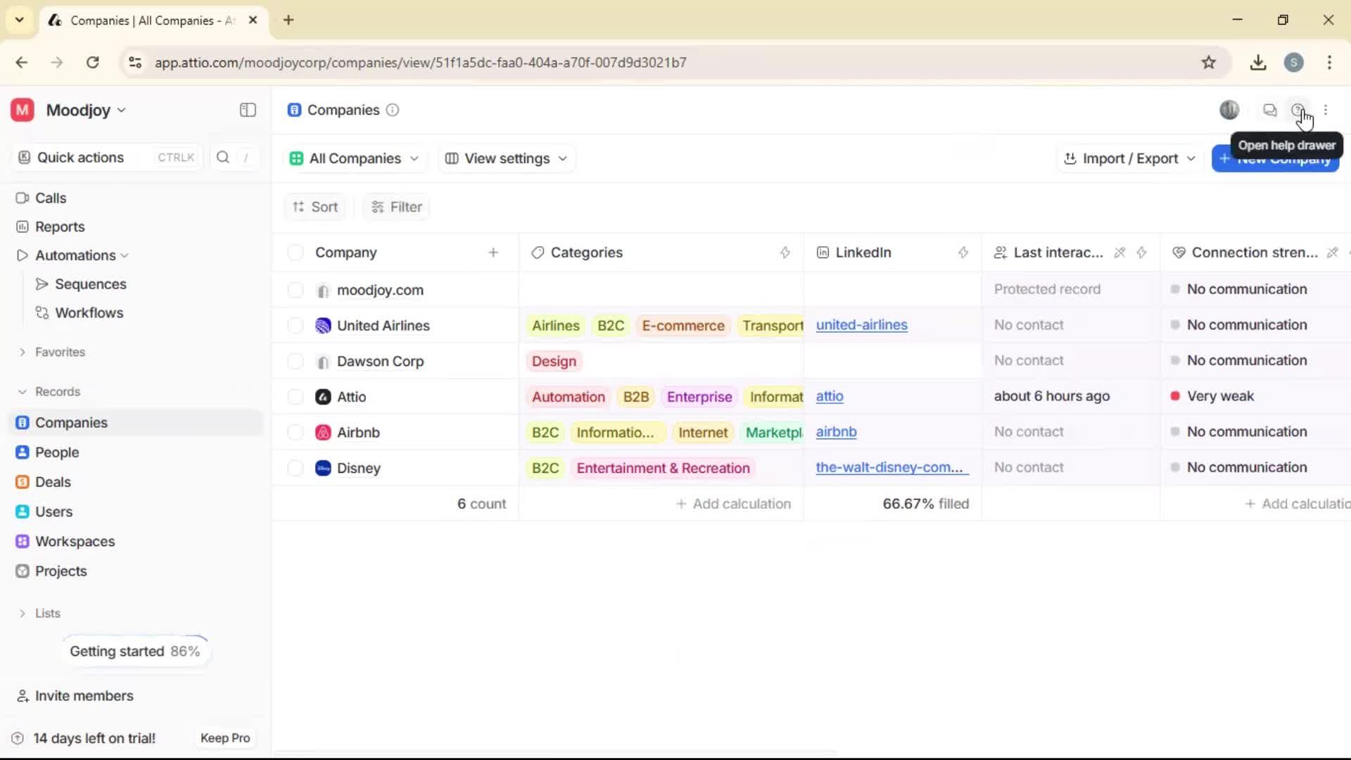 General browsing screenshot