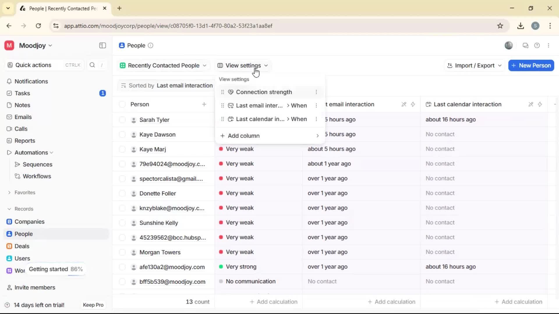 General browsing screenshot