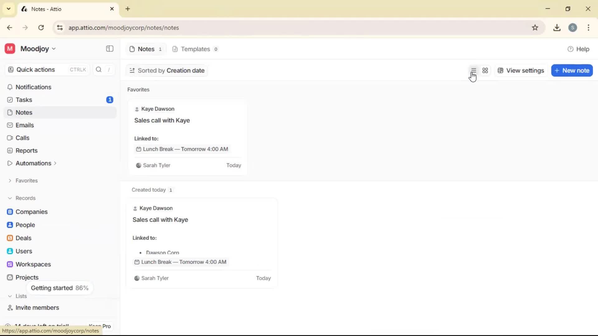 General browsing screenshot