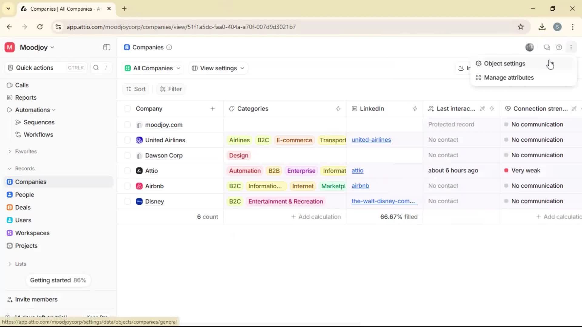 General browsing on Attio video thumbnail
