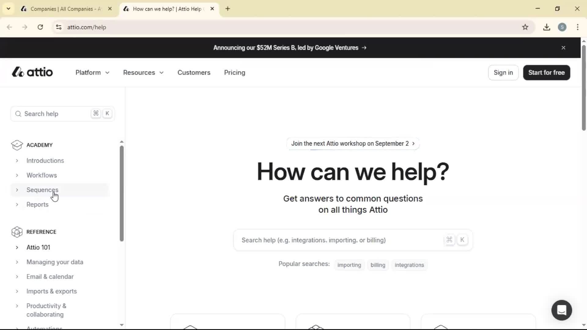General browsing screenshot