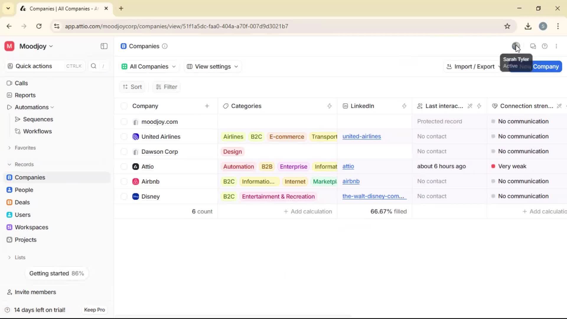 General browsing screenshot