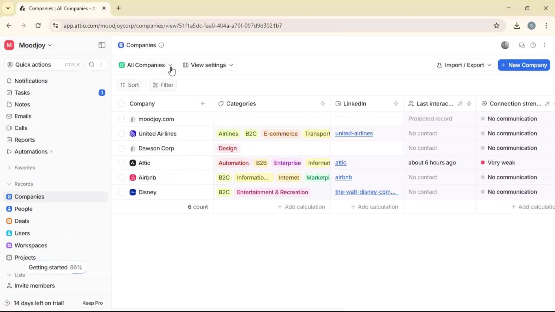 General browsing screenshot