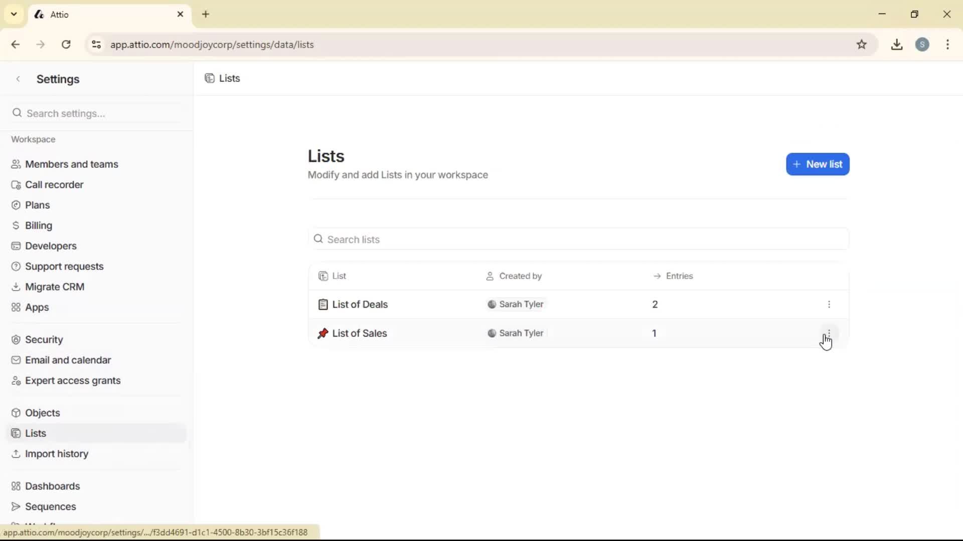 General browsing screenshot