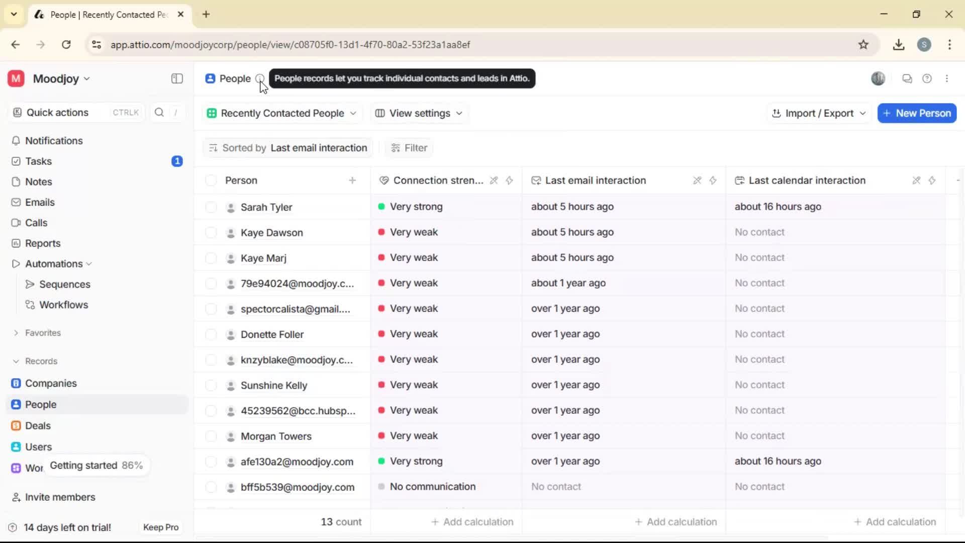 General browsing screenshot