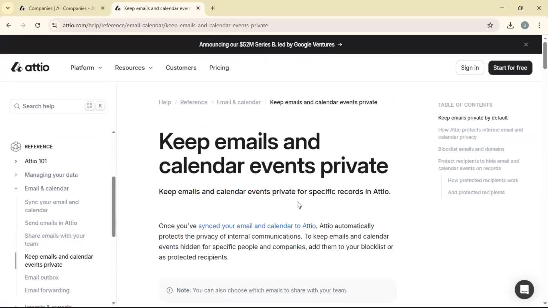 General browsing screenshot