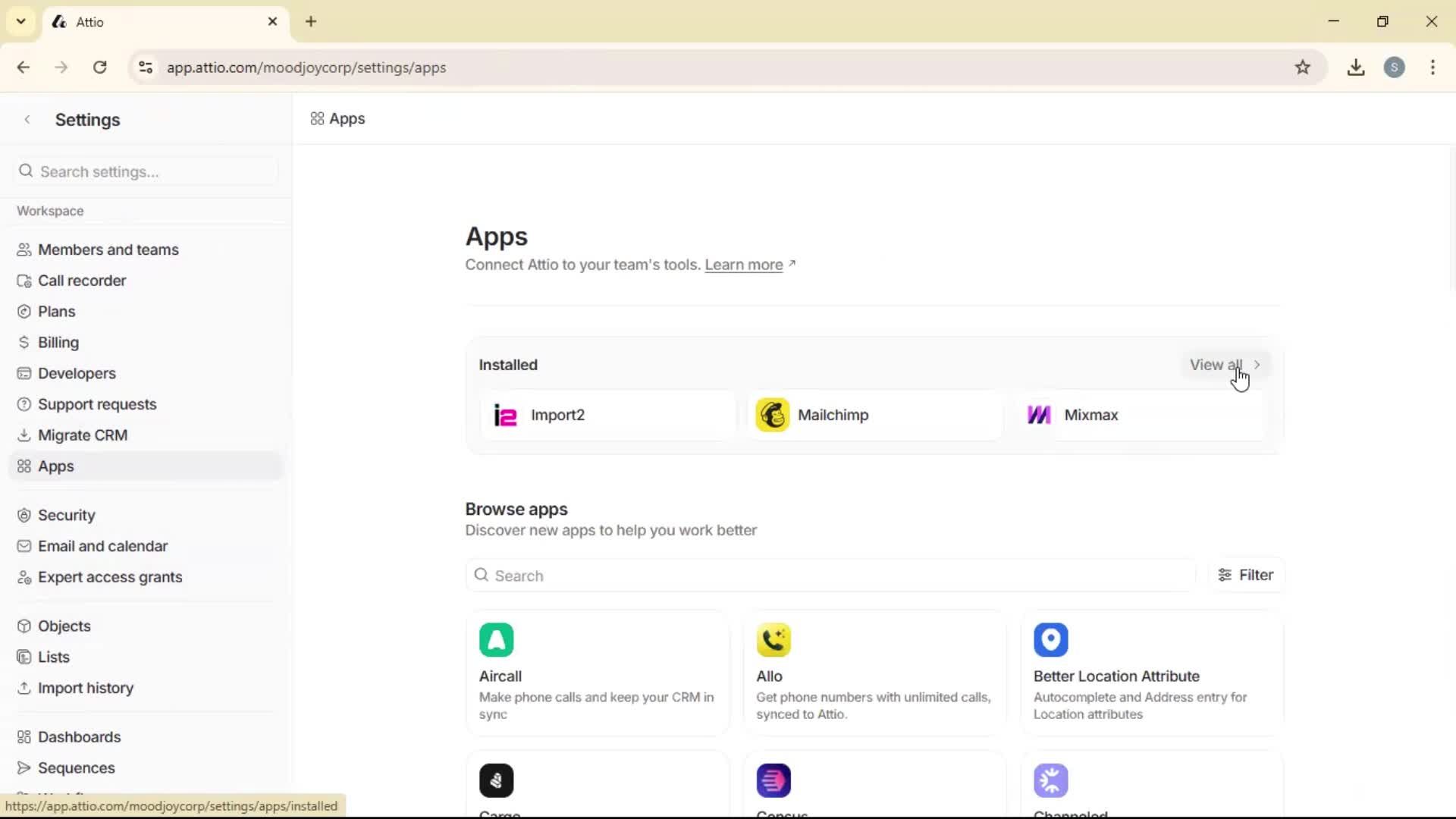 General browsing screenshot