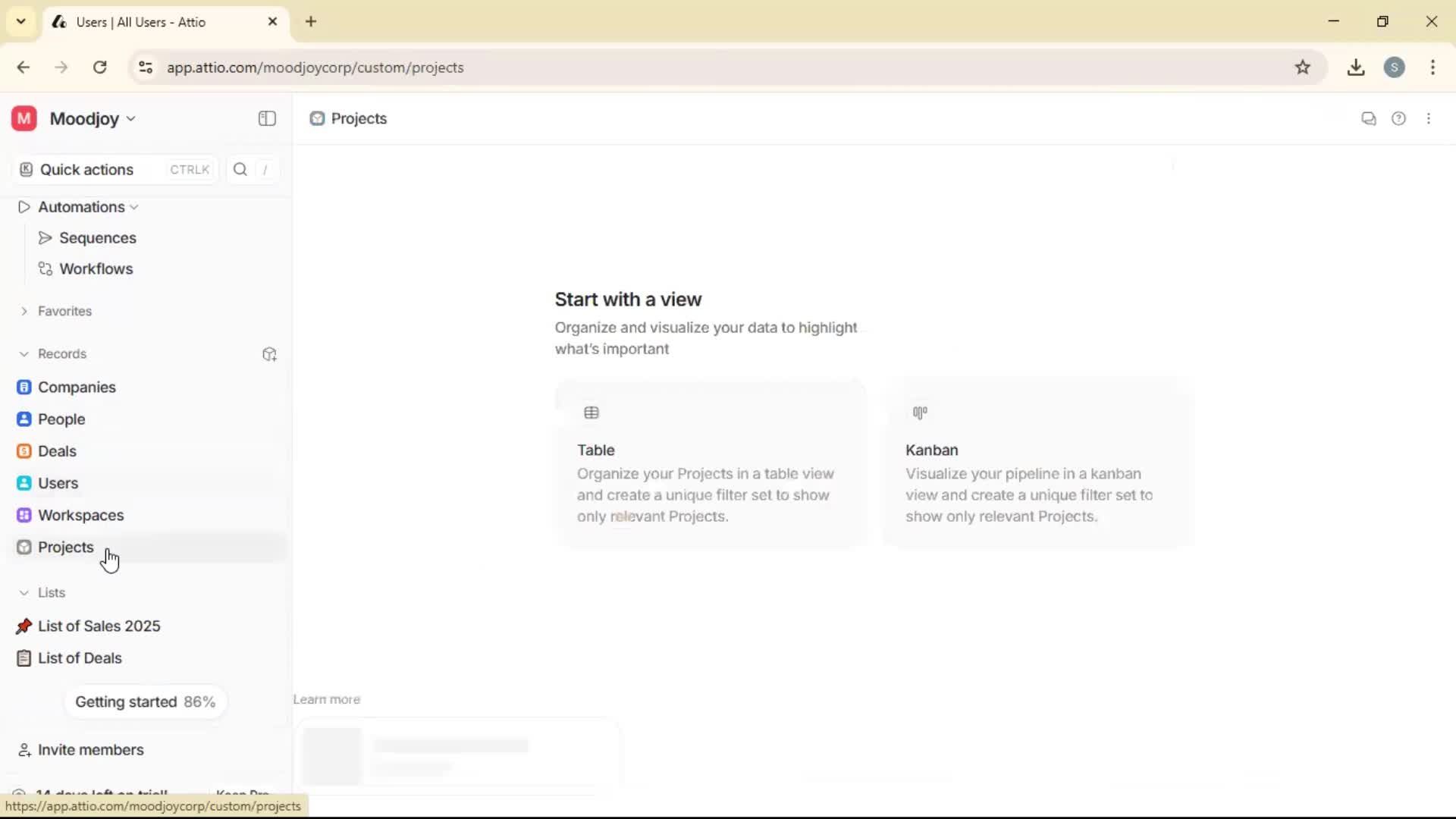 General browsing screenshot