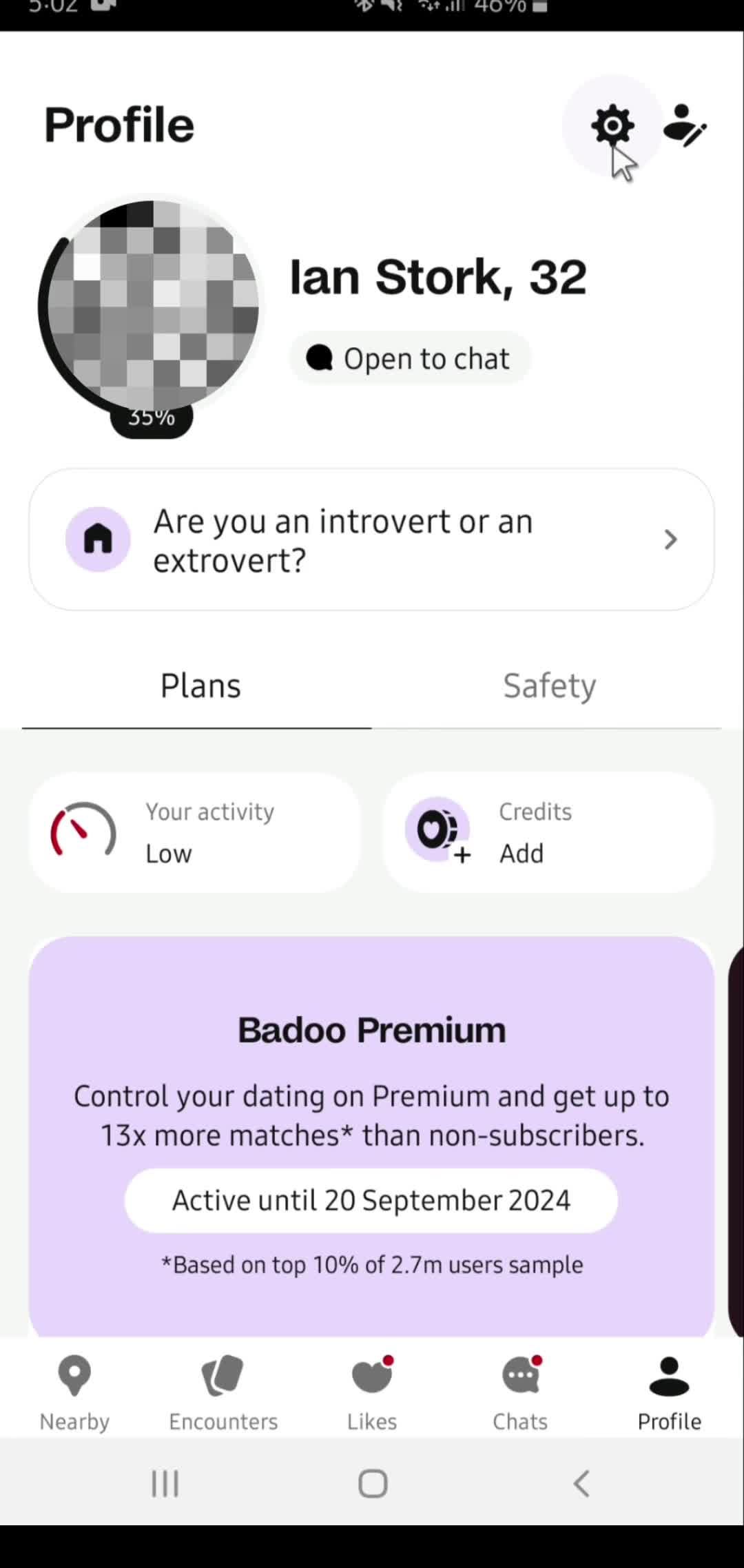 General browsing on Badoo video thumbnail