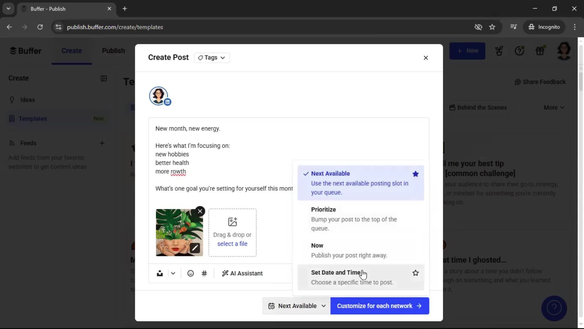 General browsing screenshot