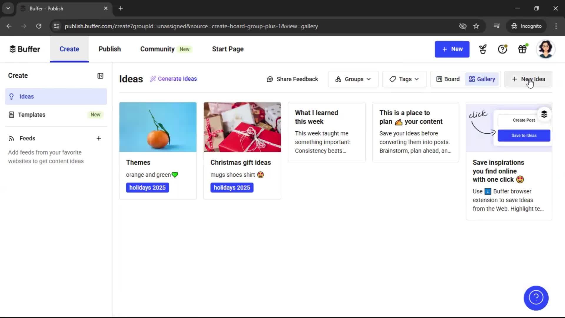 General browsing screenshot