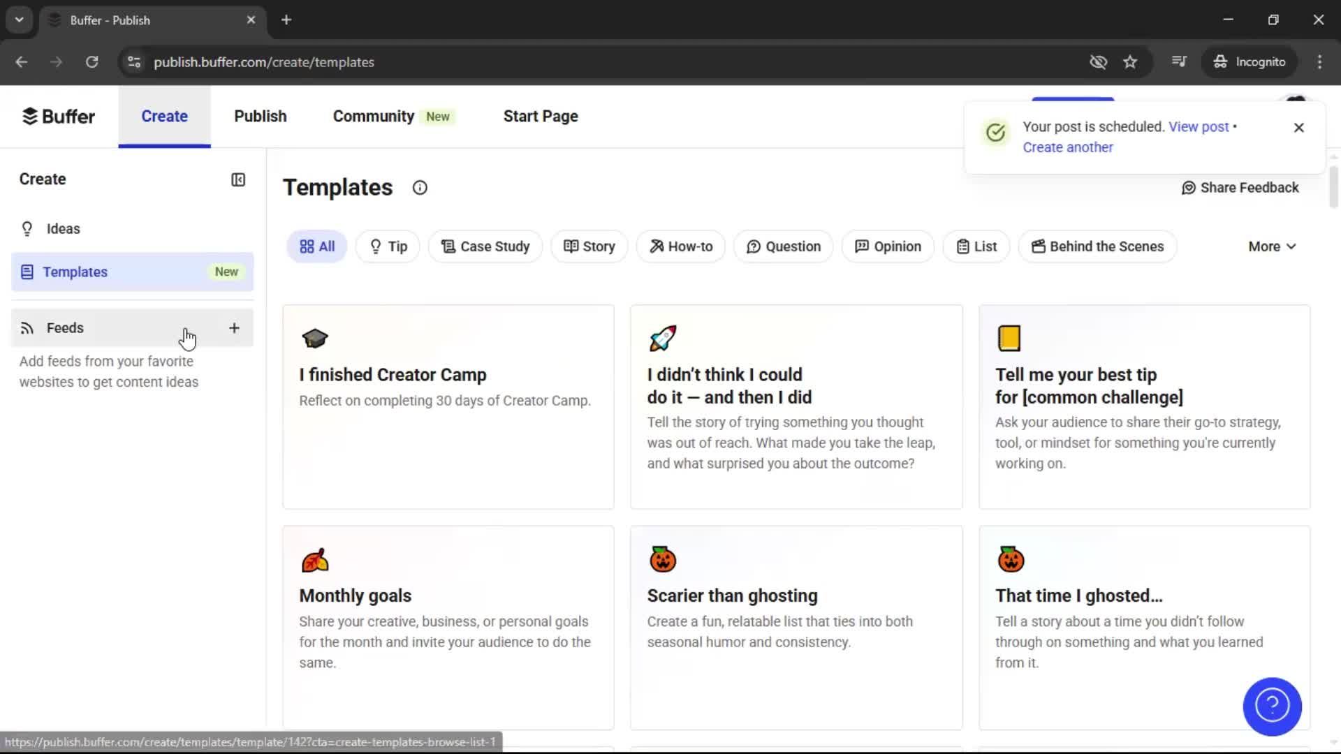 General browsing screenshot
