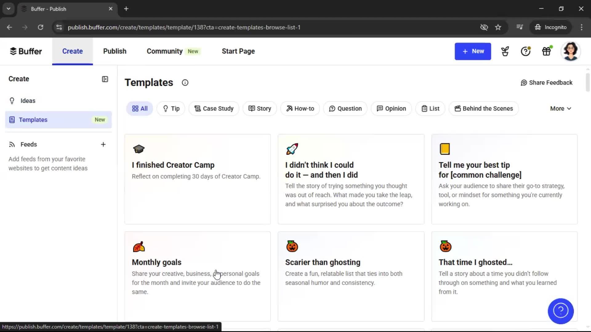 General browsing screenshot