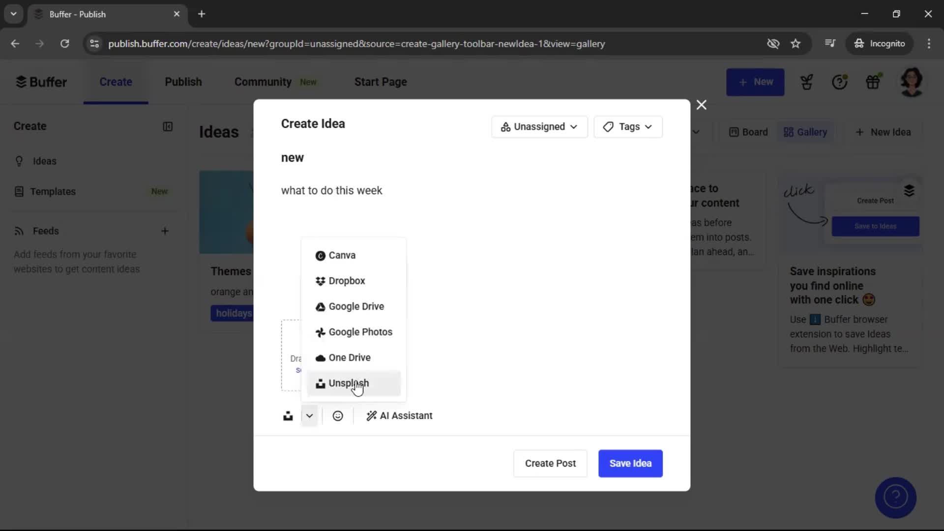 General browsing screenshot