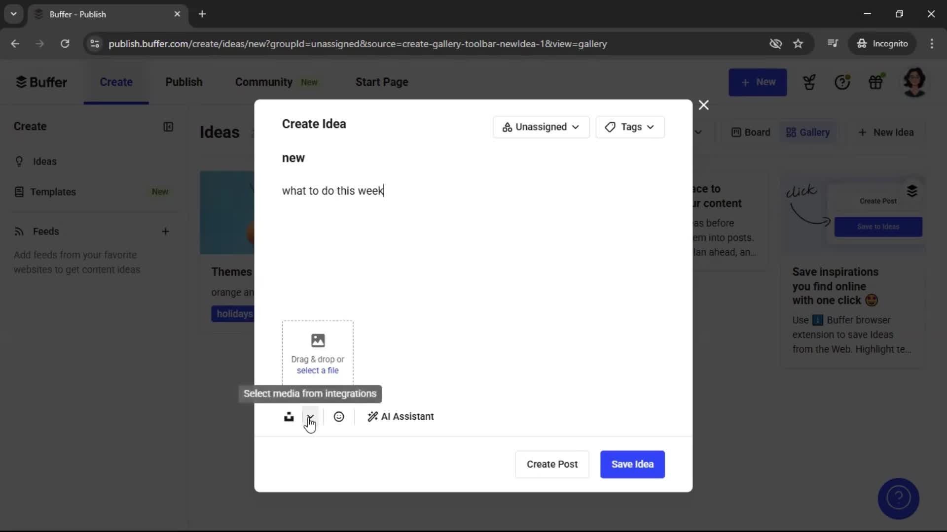 General browsing screenshot
