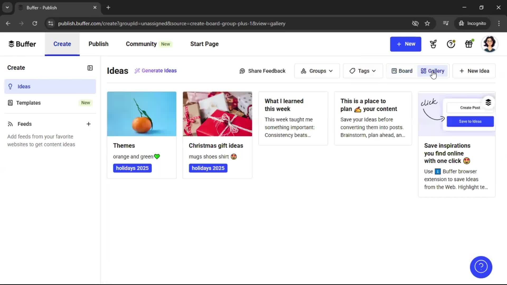 General browsing screenshot