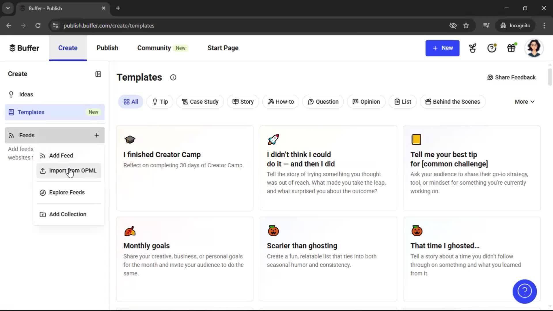 General browsing screenshot