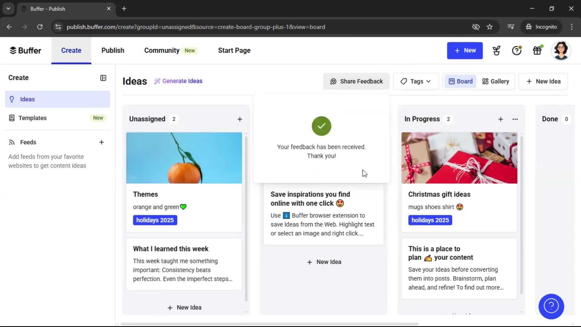 General browsing screenshot